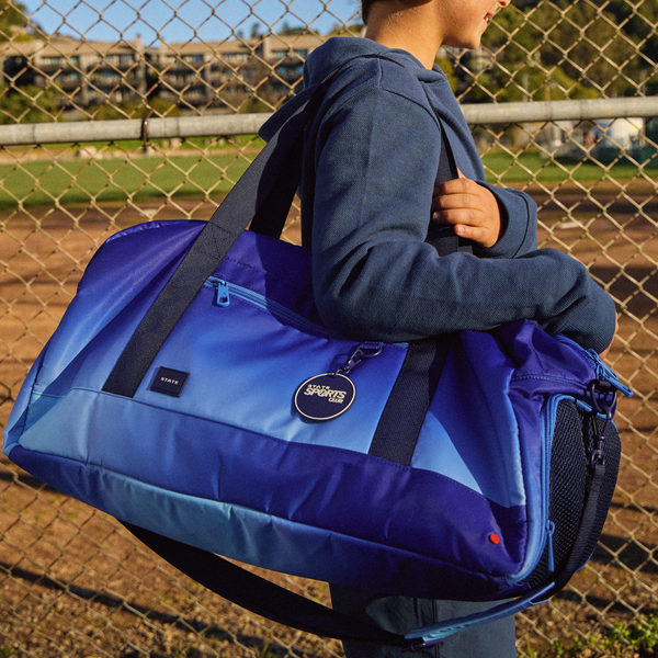 State Bags Fenway Sports Duffle Blue Gradient