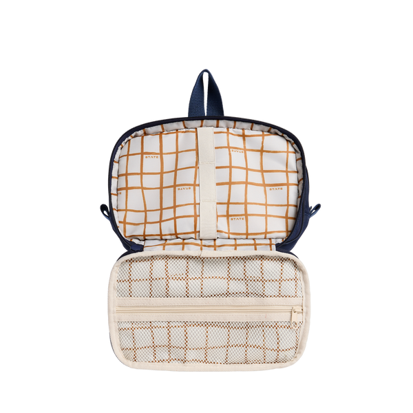 State Bags Hart Toiletry Kit Navy