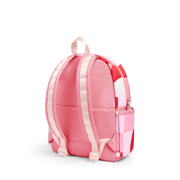 State Bags Kane Backpack Pink Puffer Check