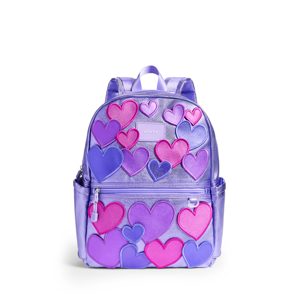 state bags Kane Double Pocket Backpack 3D Hearts