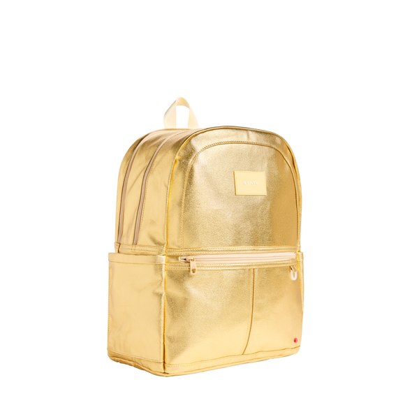 State Bags Kane Double Pocket Backpack Gold