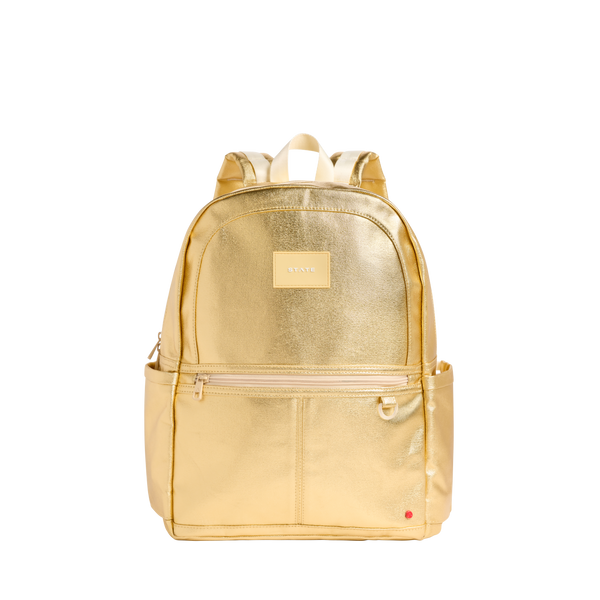 state bags Kane Double Pocket Backpack Gold