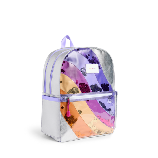 State Bags Kane Double Pocket Backpack Sequin Wave