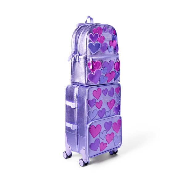 State Bags Logan Carry-On Suitcase 3D Hearts
