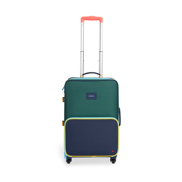 state bags Logan Carry-On Suitcase Green/Navy