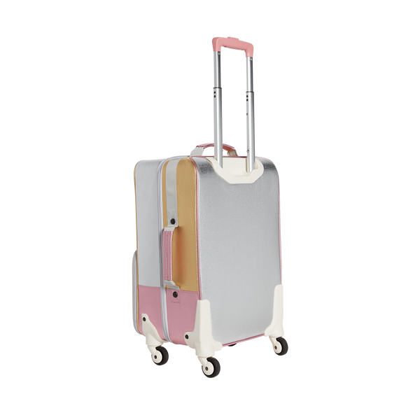 State Bags Logan Carry-On Suitcase Pink/Silver