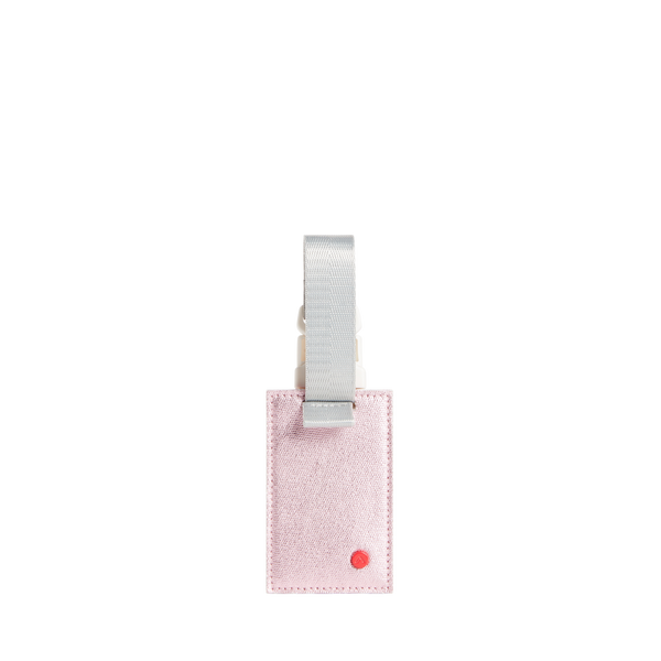 State Bags Logan Luggage Tag Pink/Silver