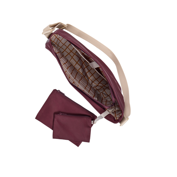 State Bags Luna Crossbody Burgundy