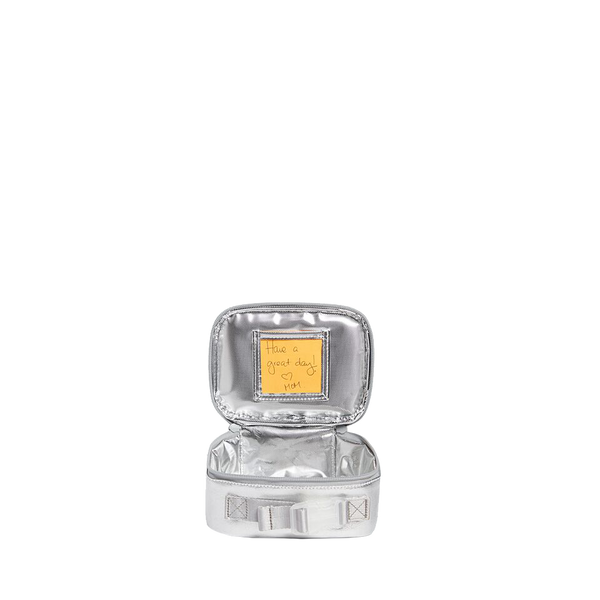 State Bags Mini Rodgers Snack Pack Pink/Silver