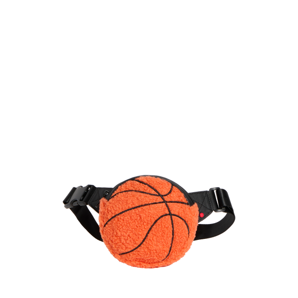 state bags Novelty Fanny Pack Fuzzy Basketball