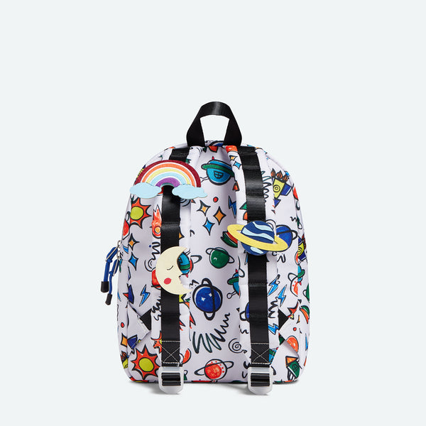 State Bags Planet Charm Black/White