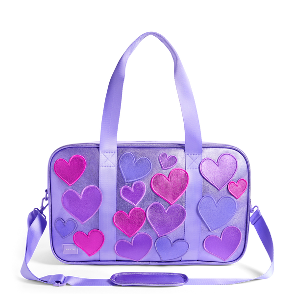 state bags Rockaway Duffle 3D Hearts