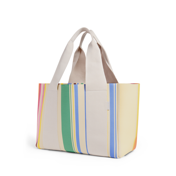 State Bags Wellington Cabana Tote Rainbow Stripe