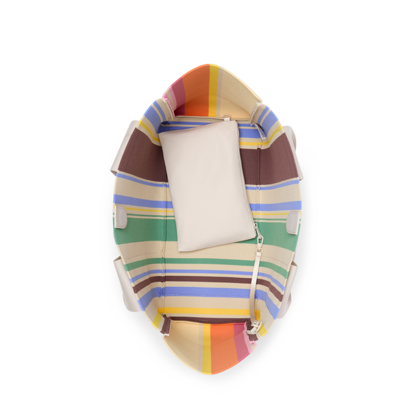 State Bags Wellington Cabana Tote Rainbow Stripe