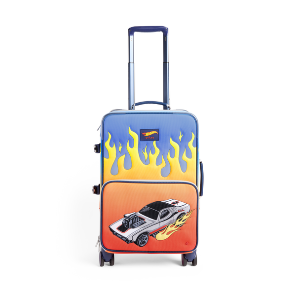 state bags STATE x Hot Wheels™ Logan Carry-On Suitcase Hot Wheels™ Flames