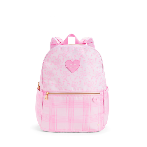 state bags STATE x LoveShackFancy Kane Double Pocket Backpack Pink Vanilla