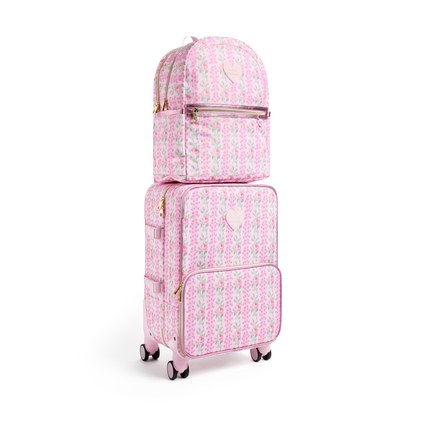 State Bags STATE X LoveShackFancy Logan Carry-On Suitcase Blooming Heirloom