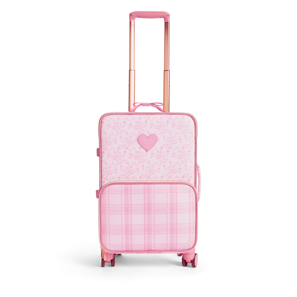 state bags STATE x LoveShackFancy Logan Carry-On Suitcase Pink Vanilla