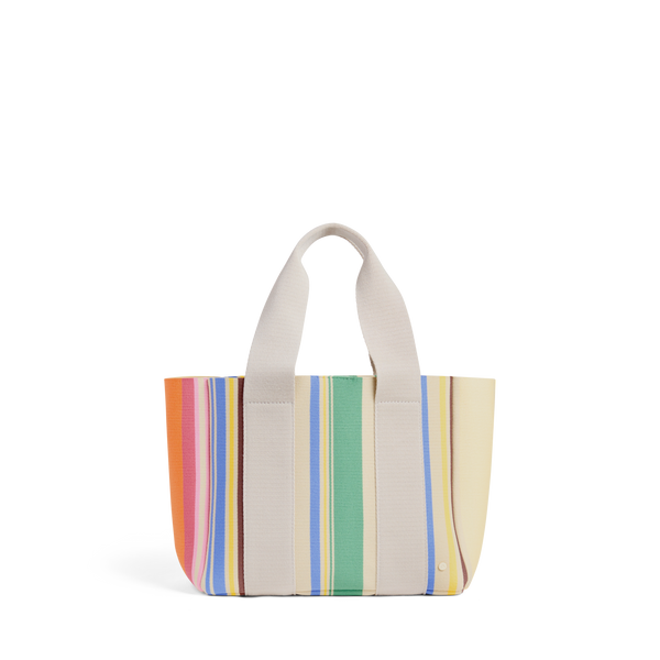 state bags Wellington Cabana Tote Mini Rainbow Stripe