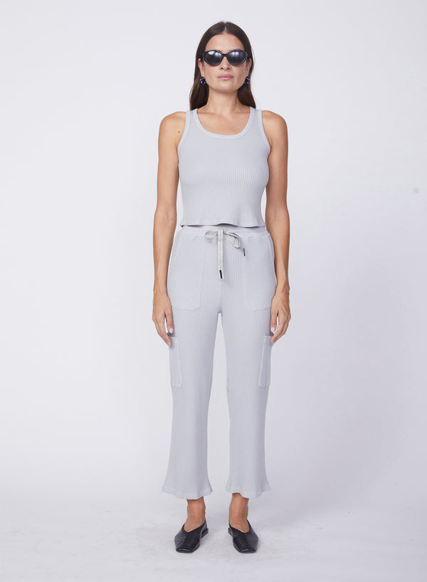 Stateside Mini Luxe Thermal Classic Tank In Harbour