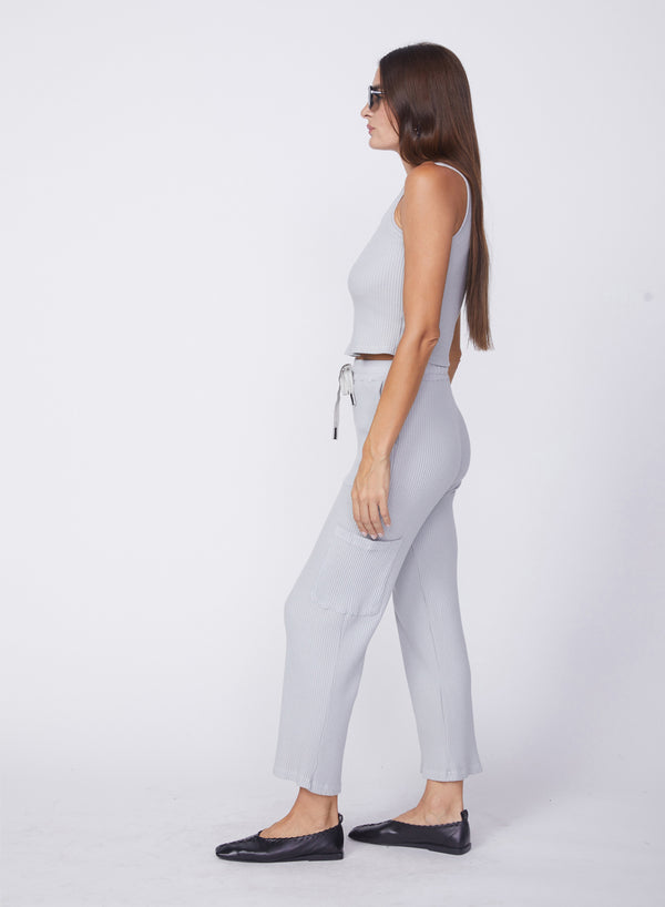 Stateside Mini Luxe Thermal Classic Tank In Harbour