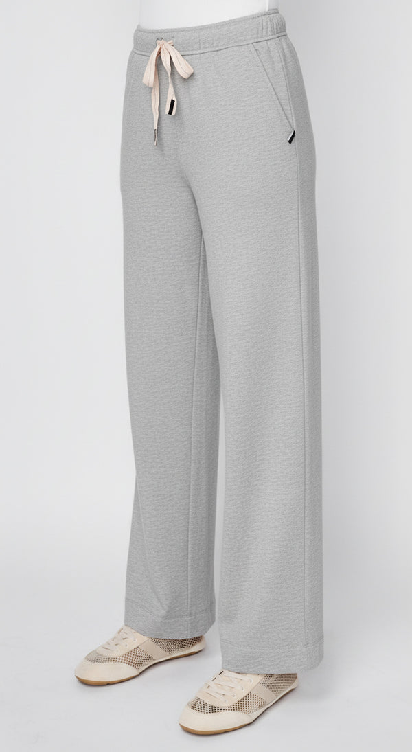 Stateside Softest Fleece Drawstring Pant In Heather Grey