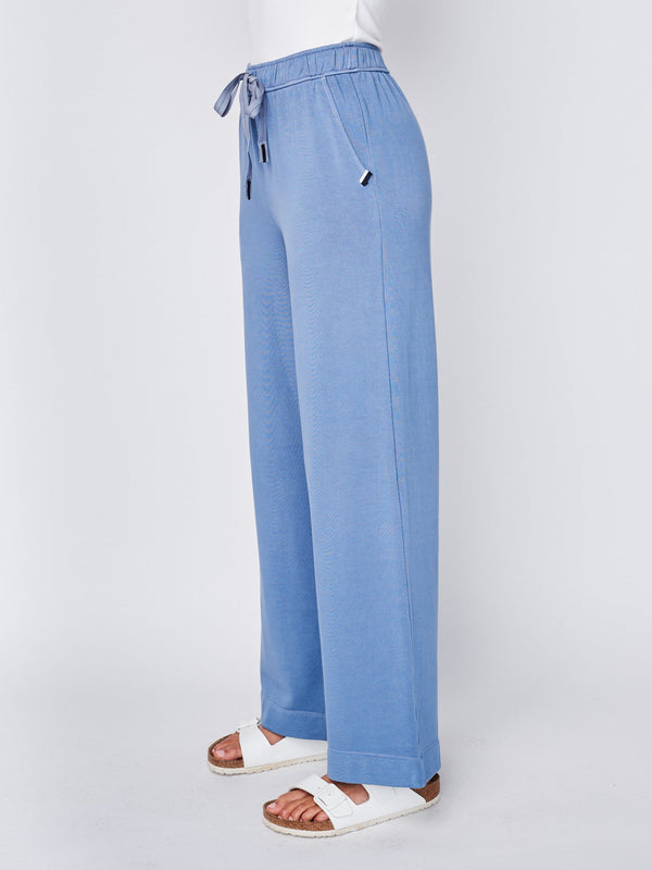 Stateside Softest Fleece Drawstring Pant In Soft Blue
