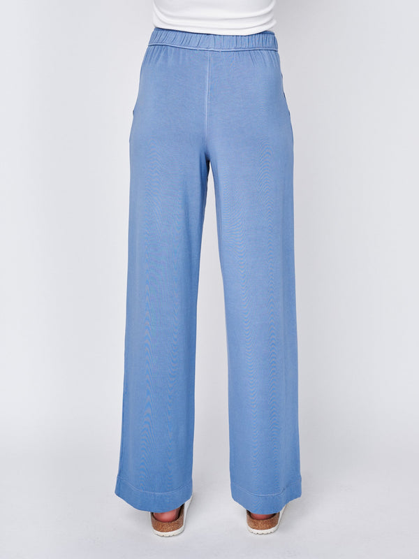 Stateside Softest Fleece Drawstring Pant In Soft Blue