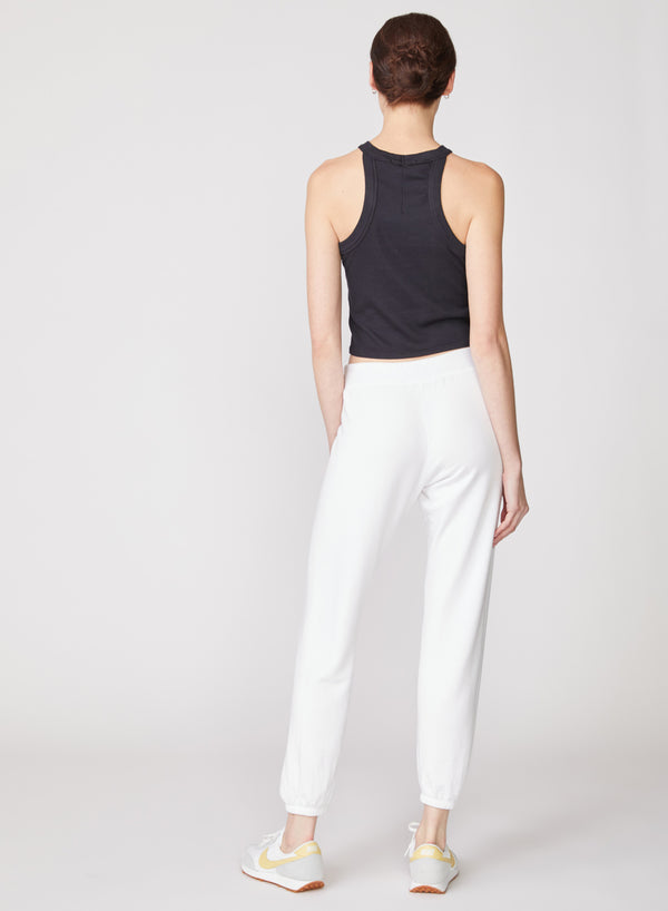 Stateside Softest Fleece Drawstring Sweatpant In White