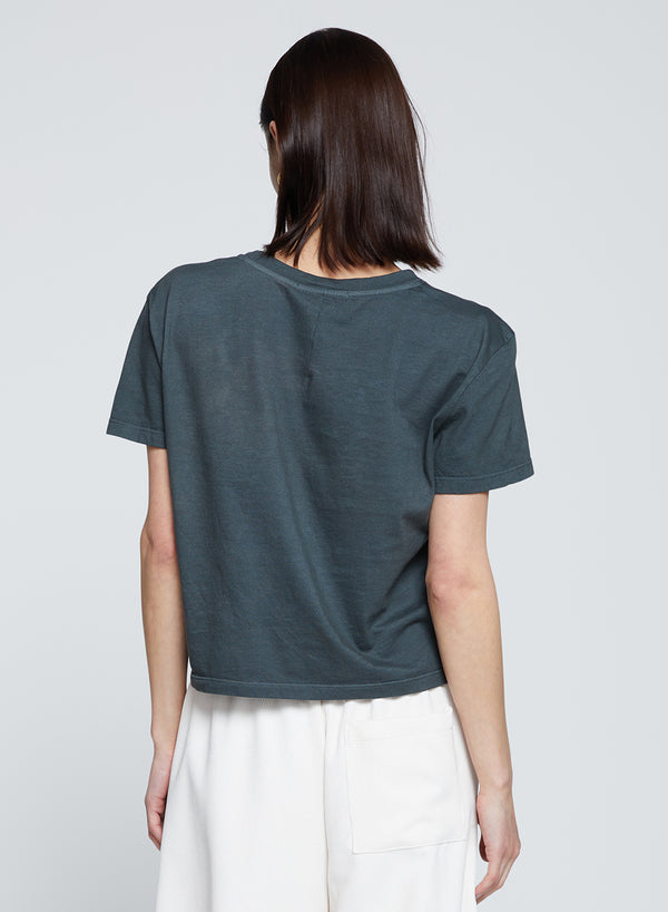 Stateside Cloud Jersey Short Sleeve Crew In Verde