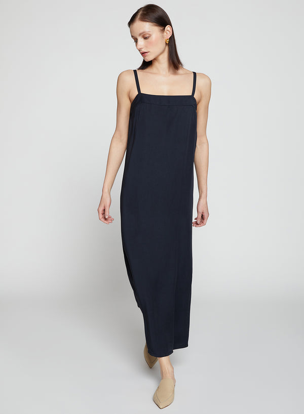 Stateside Dove Modal Slip Dress In Black