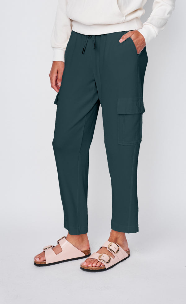 Stateside Micro Thermal Cargo Pants In Everfall
