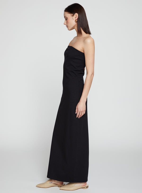 Stateside Ponte Bodycon Tube Dress In Black