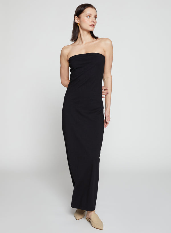 Stateside Ponte Bodycon Tube Dress In Black