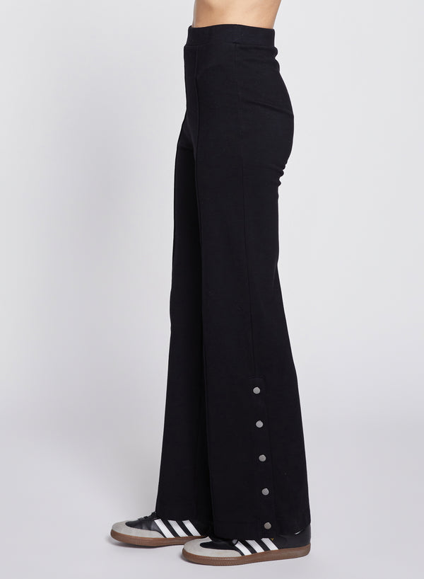 Stateside Ponte Flare Trouser In Black