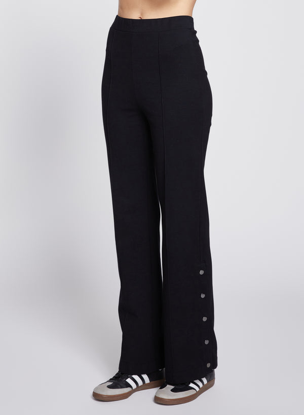 Stateside Ponte Flare Trouser In Black