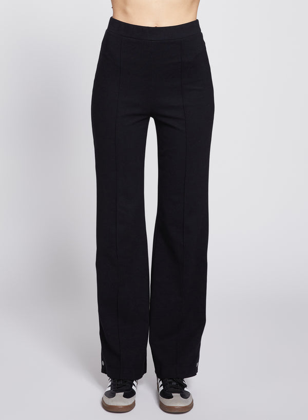 stateside Ponte Flare Trouser in Black