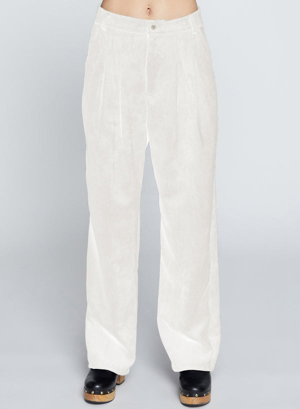 Stateside Schoolboy Cord Pant In Cream