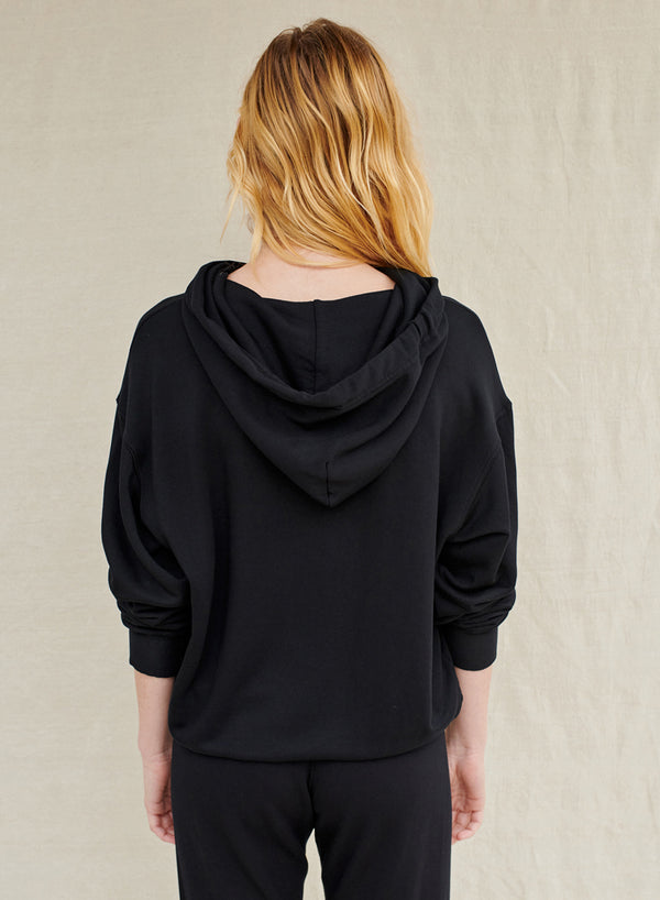 Stateside Softest Fleece Hoodie In Black