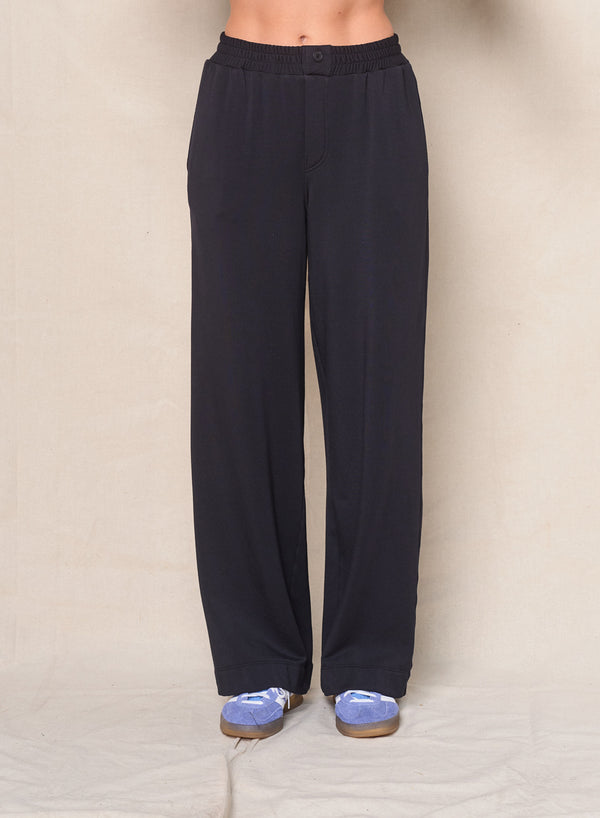 stateside Softest Fleece Trouser in Black