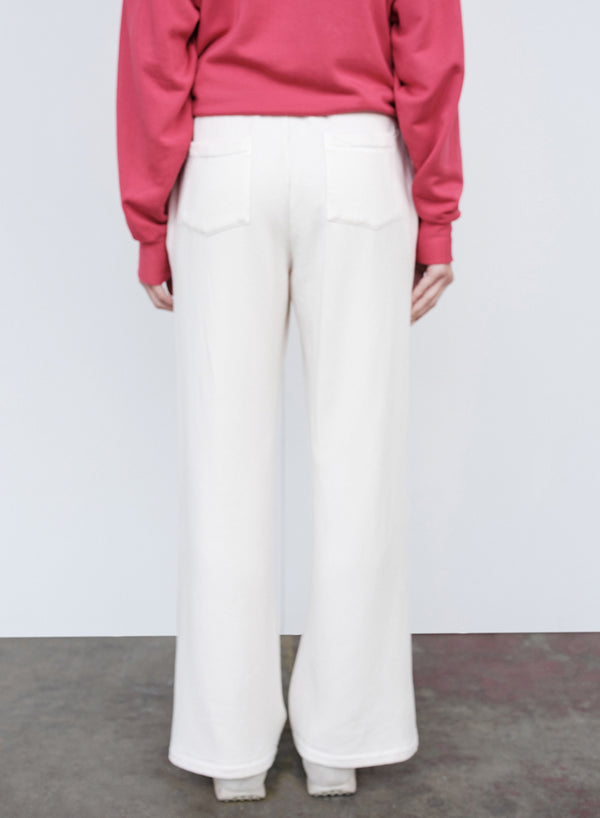 Stateside Softest Fleece Trouser In Cream