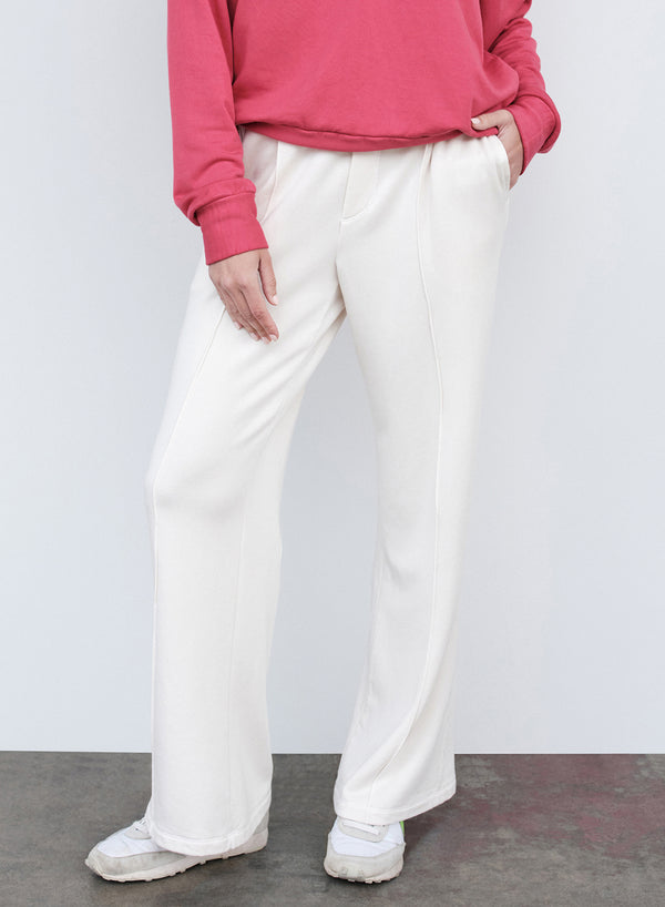 stateside Softest Fleece Trouser in Cream