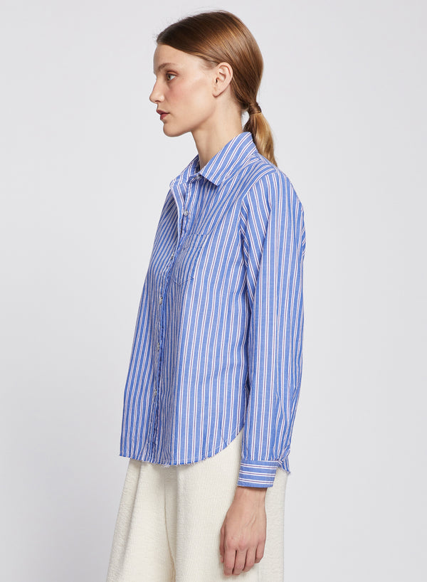Stateside Striped Poplin Classic Shirt In Ryker