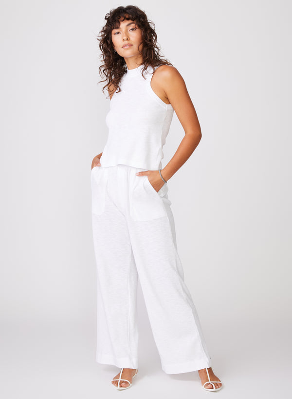 Stateside Thermal Slub Carpenter Pant In White