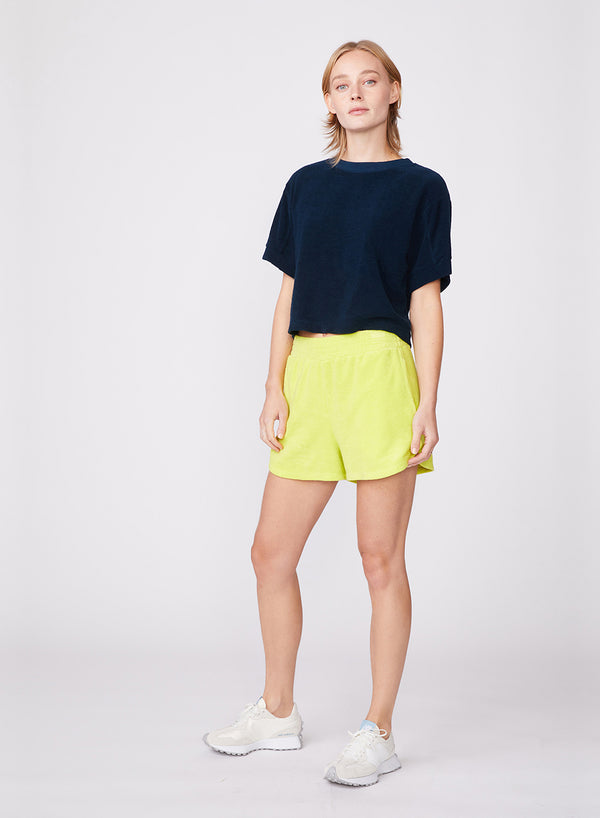 stateside Towel Terry Short in Pear