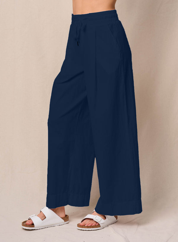 Stateside Voile Trouser In New Navy