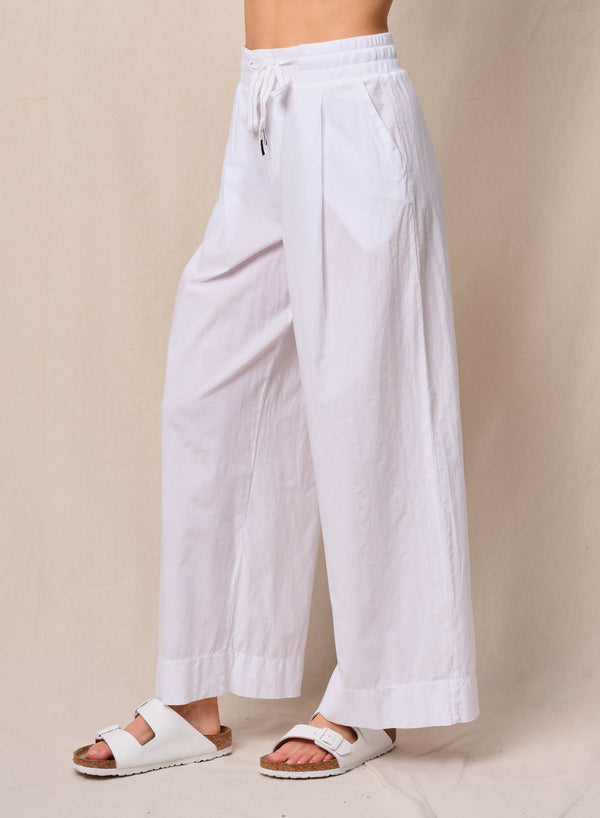Stateside Voile Trouser In White