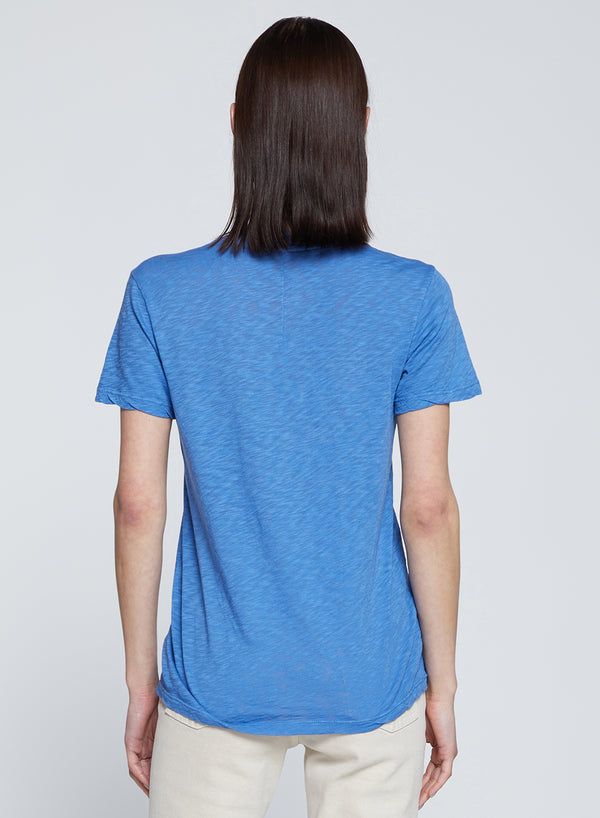 Stateside Supima Slub Short Sleeve Crew In Club Blue
