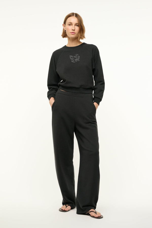 Staud CUSTOM STAUD X C.BONZ ENDURANCE SWEATSHIRT BLACK