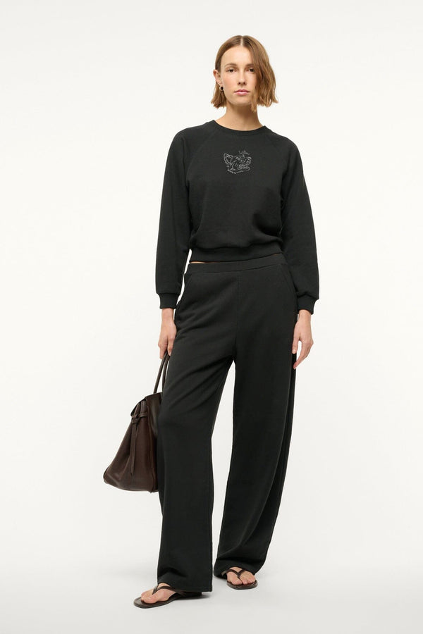 staud CUSTOM STAUD x C.BONZ ENDURANCE SWEATSHIRT BLACK